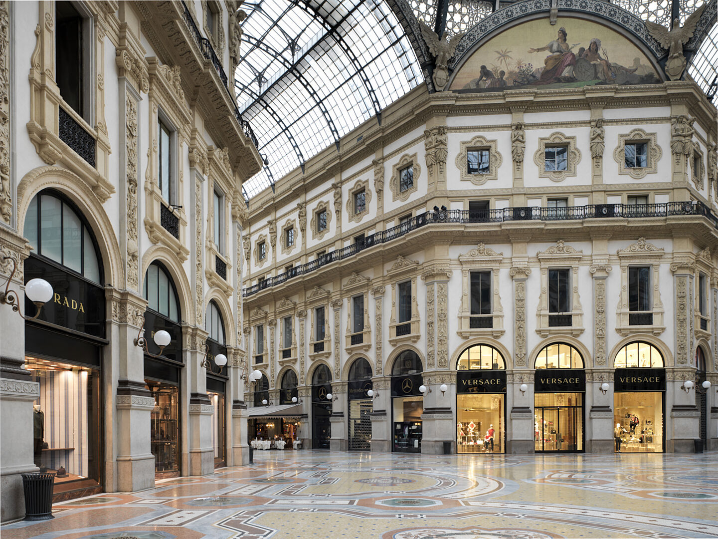 Galleria Vittorio Emanuele II, Milano, Italy outside the P…