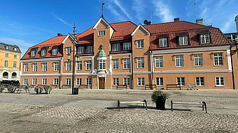 Office building at Stortorget painted with KEIM Granital